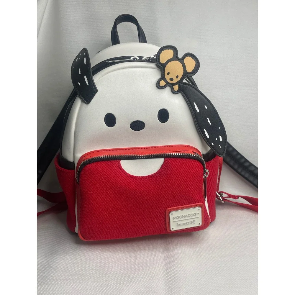 Loungefly Sanrio Pochacco Red Backpack Black Exclusive BoxLunch Hello Kitty Bag
